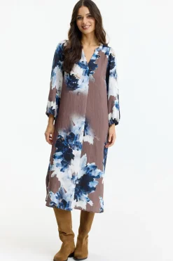 Agatha - Let kjole med blomstret mønster
