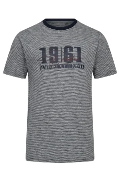 Alvin print - Stribet T-shirt med print