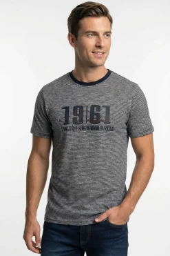 Alvin print - Stribet T-shirt med print