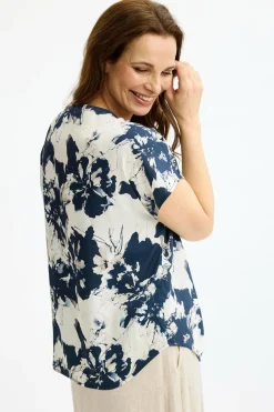 Aya - Bluse med syningsdetaljer