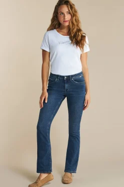 Babette - Regular jeans med flair ben