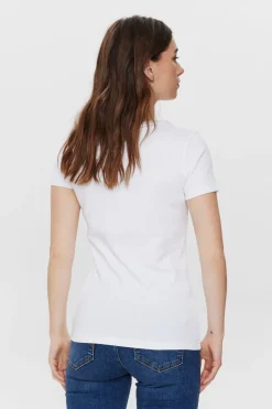 Cindie 6044 - Basis T-shirt med korte ærmer