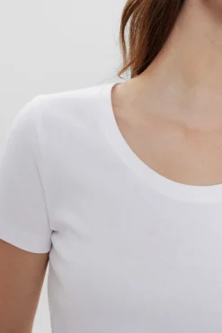 Cindie 6044 - Basis T-shirt med korte ærmer