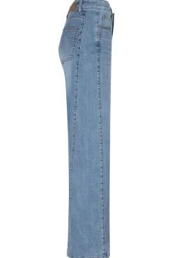 Claudette Slanted Seam - Strækbare jeans med brede ben