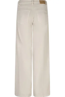 Claudette - Twill jeans med syninger