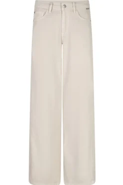 Claudette - Twill jeans med syninger