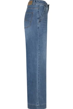 Colette Slanted Pockets - Jeans med brede ben