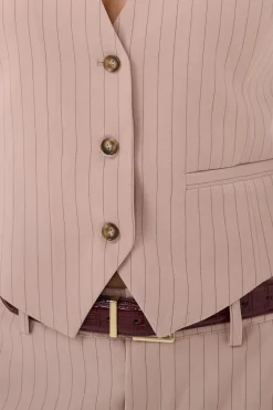 CUcæcilie - Waistcoat vest med striber
