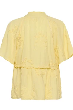 CUjalia - Kortærmet bluse med broderi