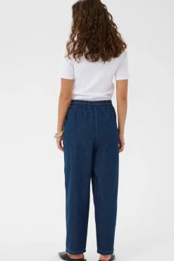 CUlava Arpa - Denim bukser med elastisk talje