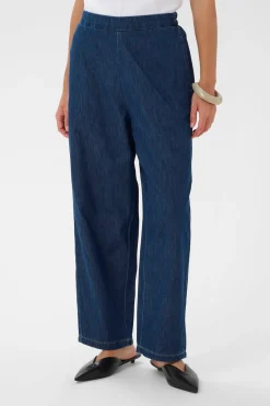 CUlava Arpa - Denim bukser med elastisk talje