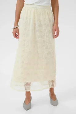 CUmera - Lang blonde blomster nederdel
