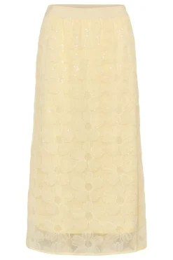 CUmera - Lang blonde blomster nederdel