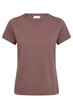 Dea - Kortærmet t-shirt med rund hals i økologisk bomuld