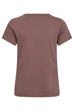 Dea - Kortærmet t-shirt med rund hals i økologisk bomuld