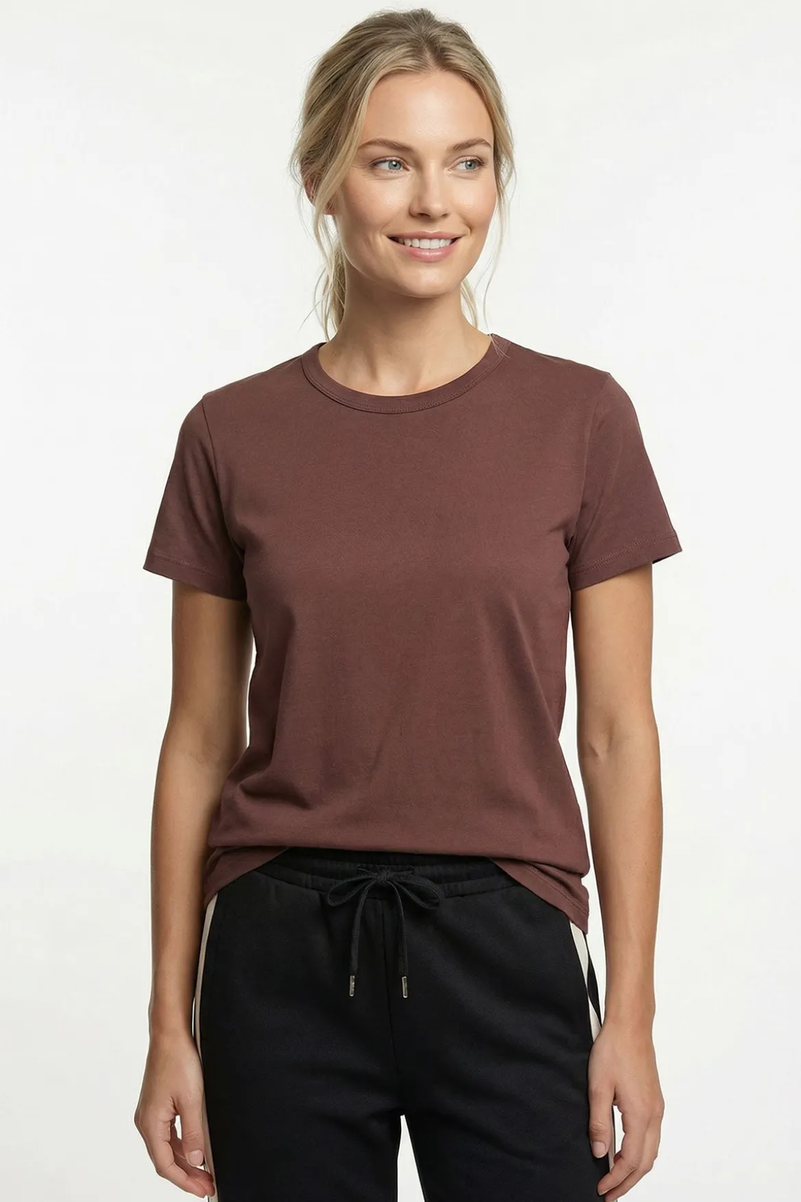 Dea - Kortærmet T-shirt med rund hals