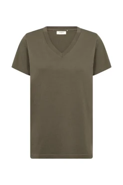Debbie - Kortærmet T-shirt med V-hals