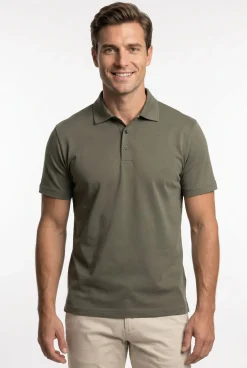 Degn - Kortærmet polo t-shirt med stræk