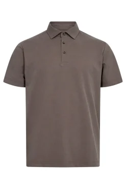 Degn - Kortærmet polo t-shirt med stræk
