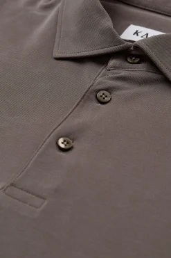 Degn - Kortærmet polo t-shirt med stræk