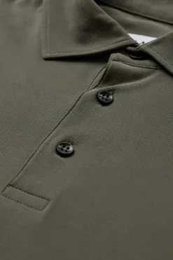 Degn - Kortærmet polo t-shirt med stræk