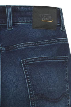 Denim shorts med opsmøg