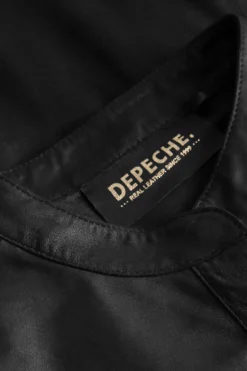 Depeche Sofia oversize læderskjorte
