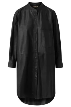 Depeche Sofia oversize læderskjorte
