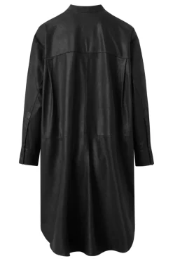 Depeche Sofia oversize læderskjorte