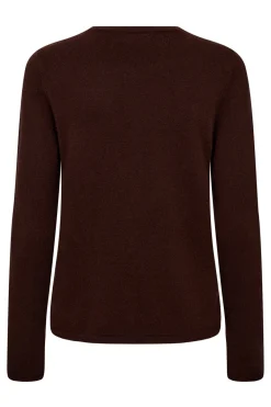 Ellie - Cardigan i uld- og kashmirblanding med perleknapper