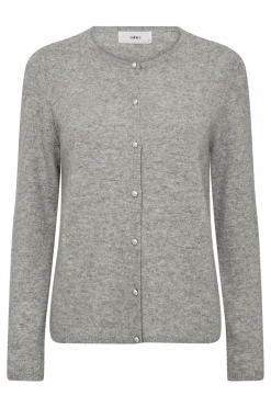 Ellie - Cardigan i uld- og kashmirblanding med perleknapper