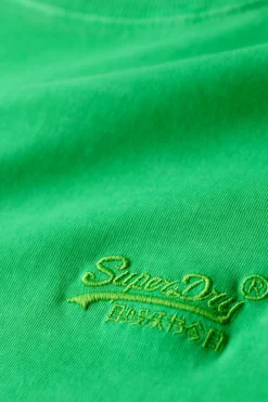 ESSENTIAL LOGO EMB - T-shirt i neonfarve med logo