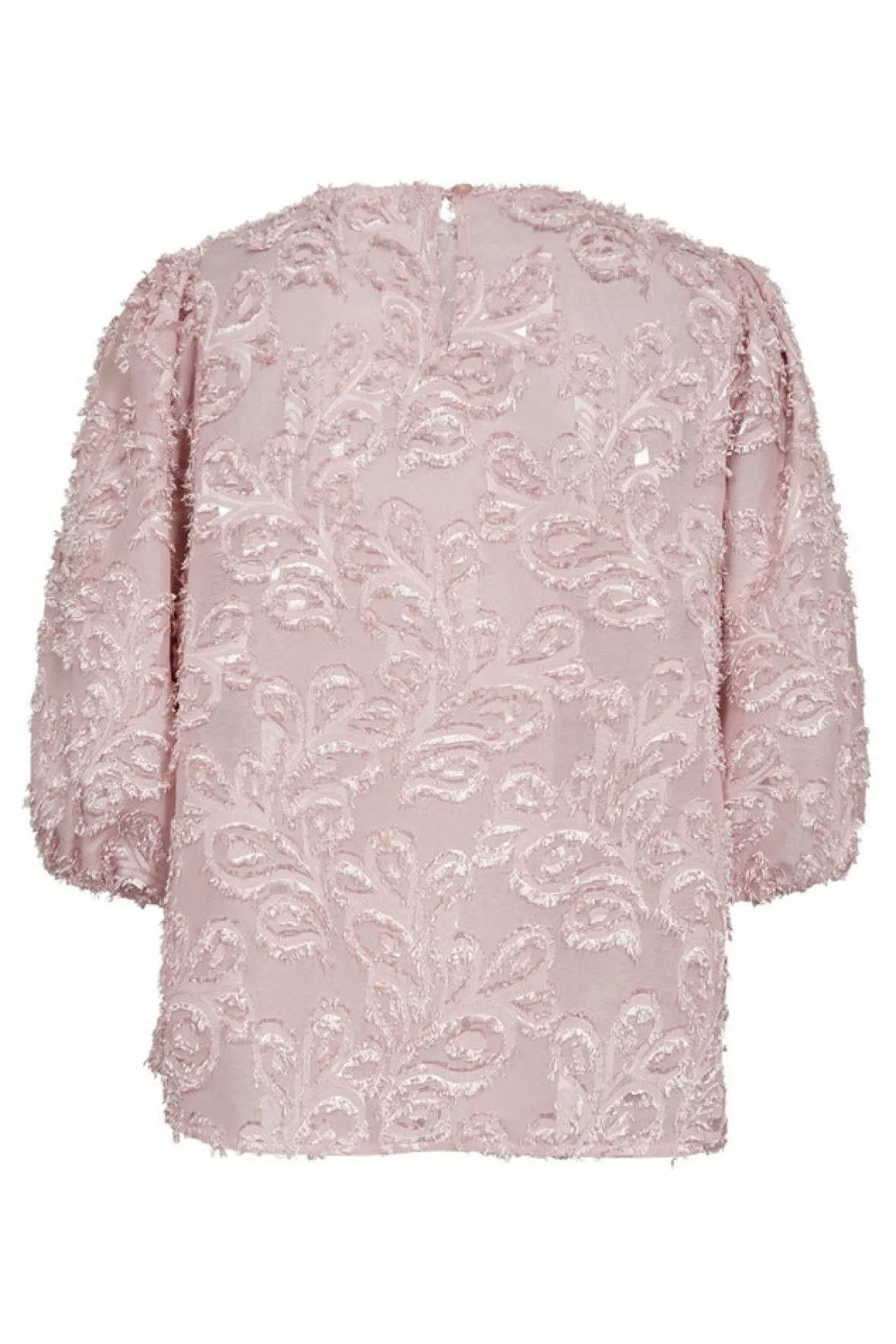 Evie - Trekvartærmet bluse med mønster
