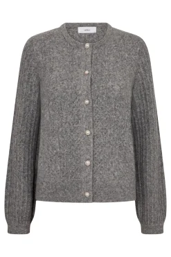 Fina - Strikket cardigan med struktur og knapper