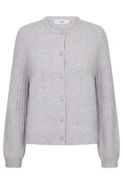 Fina - Strikket cardigan med struktur og knapper