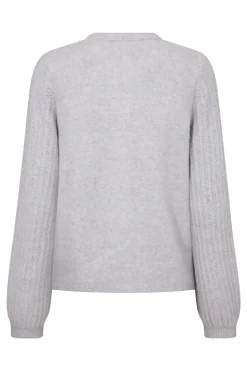 Fina - Strikket cardigan med struktur og knapper