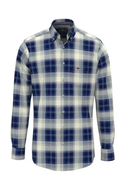 Flannel skjorte i ternet kvalitet