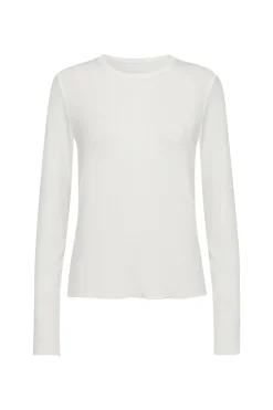 Freja - Blød langærmet rib T-shirt