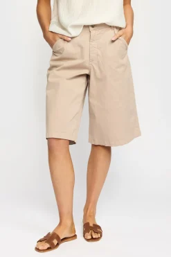FRIDA - Lange shorts med vide ben