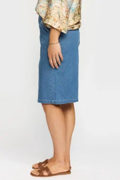 FRIDA - Lange shorts med vide ben