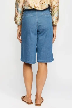 FRIDA - Lange shorts med vide ben