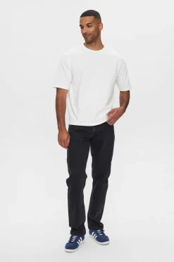 Gavin 104 - Jeans med lige ben og sort vask