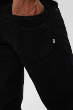 Gavin 105 - Sorte jeans med lige ben