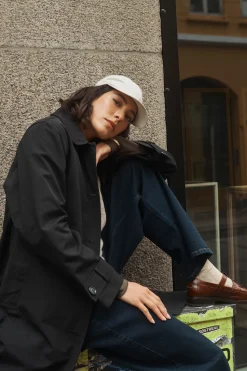 Ibi - Oversize trenchcoat med lommer