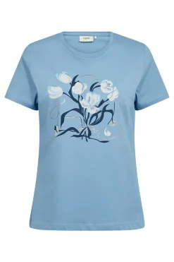 Ida - T-shirt i bomuld med detalje