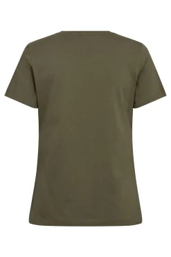 Ida - T-shirt i bomuld med detalje