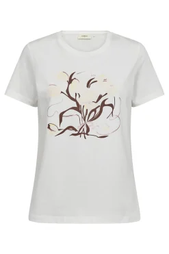 Ida - T-shirt i bomuld med detalje