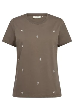 Ida - T-shirt i bomuld med detalje