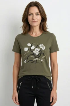 Ida - T-shirt i bomuld med detalje