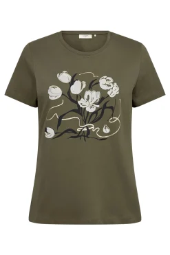 Ida - T-shirt i bomuld med detalje